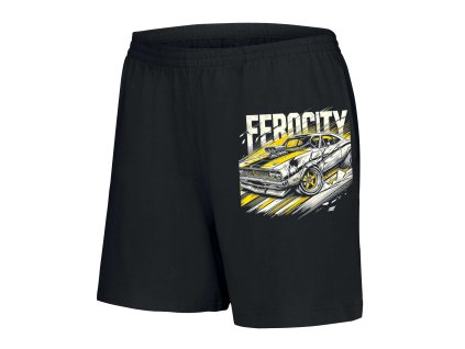Woman shorts black Nezkrotné Muscle Car Ferocity