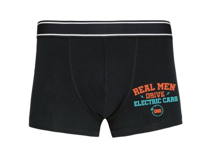 Mens underwear black Opravdoví Muži Milují Elektromobily