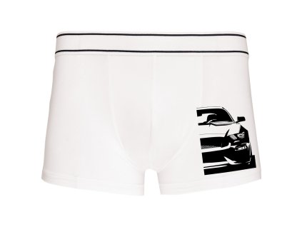 Mens underwear white Mustang Silueta, Čistá Agrese