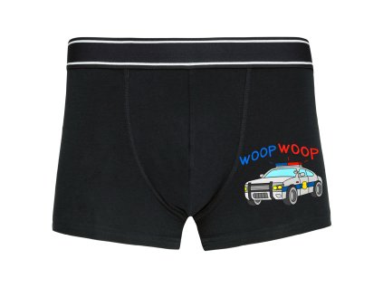 Mens underwear black Policejní Siréna Woop Woop