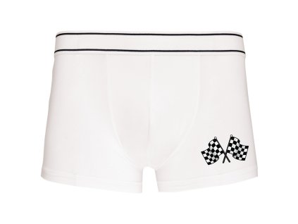 Mens underwear white Šachovnicové Vlajky Vítězství