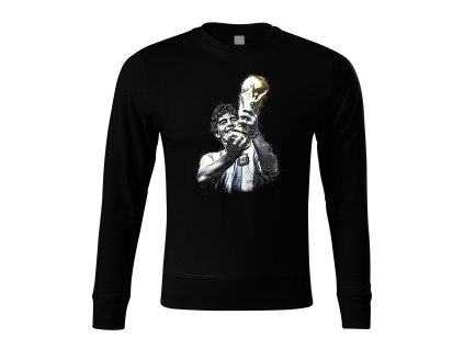Sweatshirt black Maradona Zvedá Bohyni Vítězství