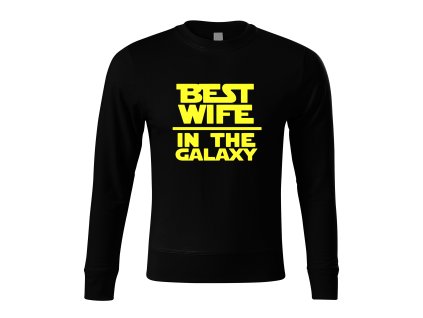 Sweatshirt black Pro Kosmickou Manželku