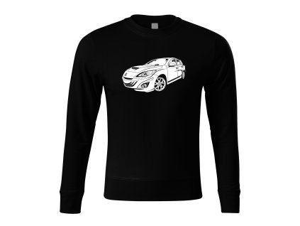 Sweatshirt black Mazda3 Hot Hatch Šelma