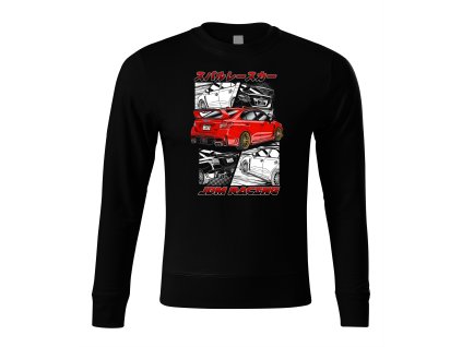 Sweatshirt black Subaru WRX Manga Útok
