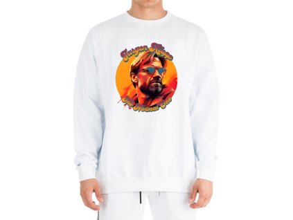 Sweatshirt white Jurgen Stylová Trenerská Ikona