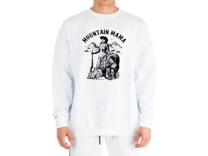 Sweatshirt white Pro Odvážné Horské Mámy