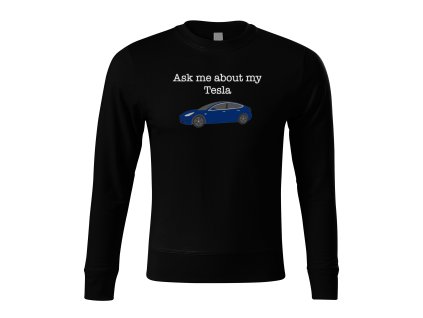 Sweatshirt black Tesla Lifestyle