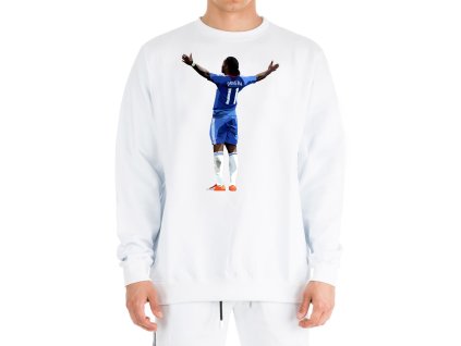 Sweatshirt white Drogba Slaví Na Bridge