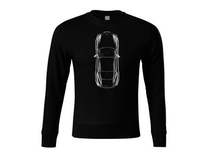 Sweatshirt black Porsche 911 Z Nadhledu Luxus