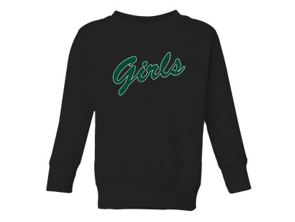 Kids sweatshirt black Girls Pro Dámskou Jízdu