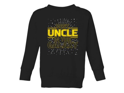 Kids sweatshirt black Nejlepší Strýc V Galaxii