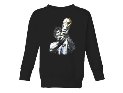 Kids sweatshirt black Maradona Zvedá Bohyni Vítězství