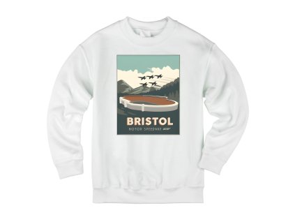 Kids sweatshirt white Bristol Speedway Pod Horami