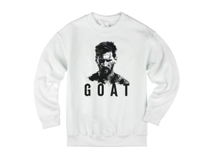 Kids sweatshirt white Tvrdý Pohled Fotbalového Krále