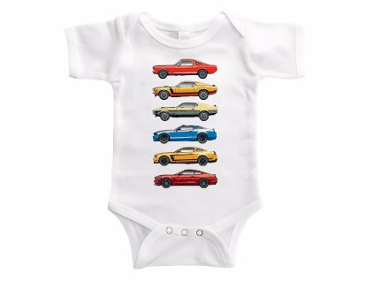 Body white Mustang Evoluce Šest Generací