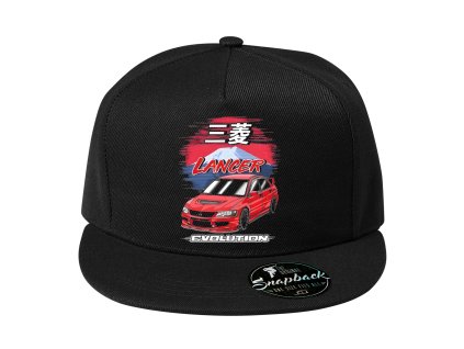 Snapback black Mitsubishi Legendární Evolution