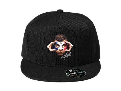Snapback black Mbappé s francouzskou maskou