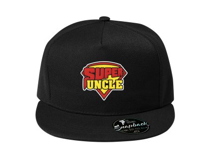 Snapback black Strýček roku nosí Superman