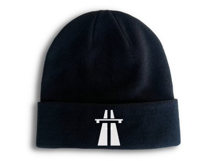 Beanie black Autobahn Bez Omezení Rychlosti