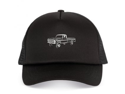 Trucker black Vintage Truck Připraven Na Práci