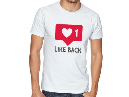 Pánské tričko Instagram Like srdíčko