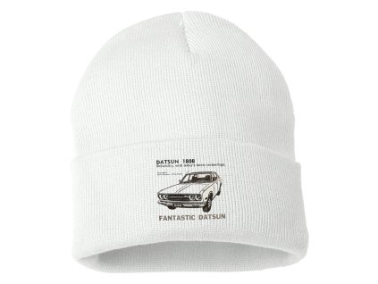 Beanie white Retro Datsun 180B Ikona