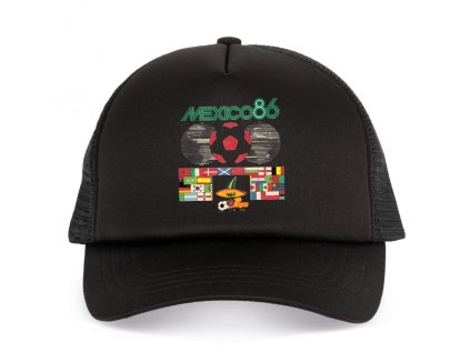 Trucker black Mexico 86 Nostalgie Mundialu