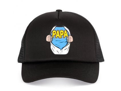 Trucker black Táta Hrdina Pod Košilí