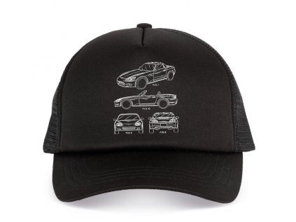 Trucker black Honda S2000 Technický Klenot