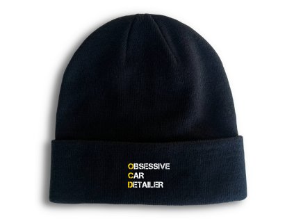 Beanie black Detailer Mánie Pro Profesionály