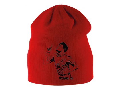 Kids beanie red Číslo 10 Neymar
