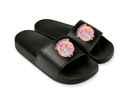 Slippers black Mamasaurus Roztomilá Dino Máma