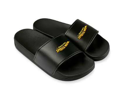 Slippers black Úžasná Spider‑Máma