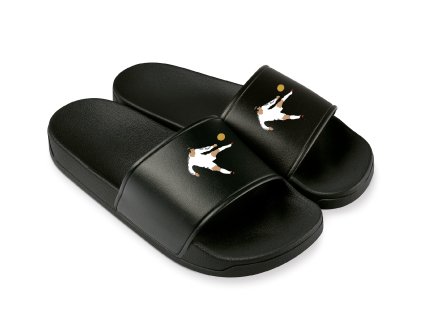 Slippers black Zidane Boží Volej 2002