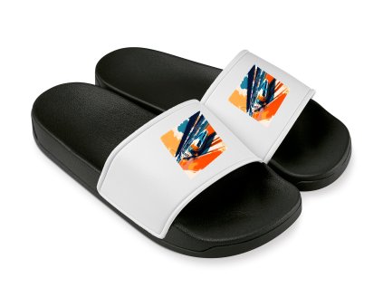 Slippers white Track Day V Plném Plynu