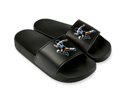 Slippers black Maradona V Běhu Ke Slávě