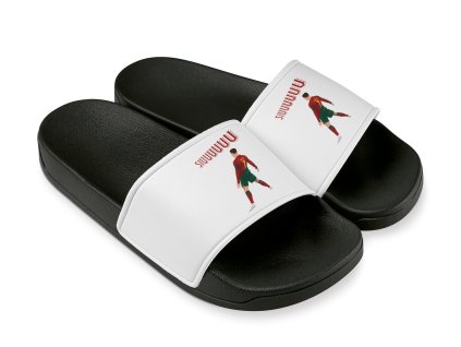 Slippers white SIUUU! Ronaldo Slavící Exploze