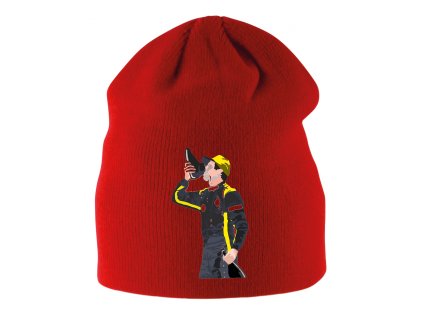 Kids beanie red Šampaňské Z Boty Legendy