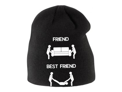 Kids beanie black Přátelé Na Život