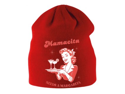 Kids beanie red Dopřej Mamacita Margarita Party