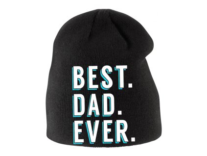 Kids beanie black Nejlepší Táta Všech Dob