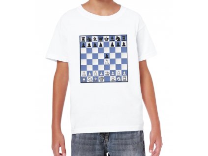 Dětské tričko Bongcloud šachy