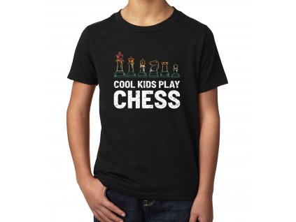 Dětské tričko Cool děti hrajou šachy