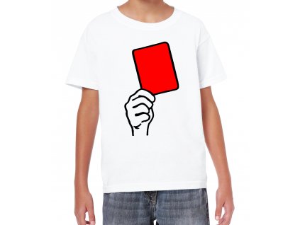 Dětské tričko Fotbal červená karta