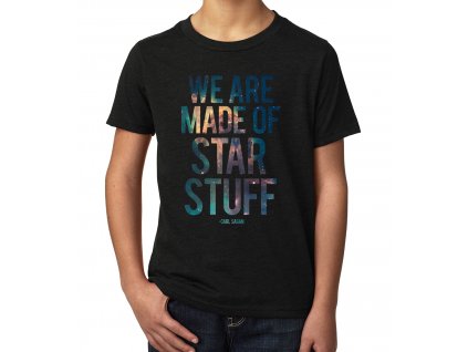Dětské tričko Jsme stvořeni z hvězdného prachu