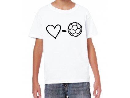 Dětské tričko Láska k fotbalu