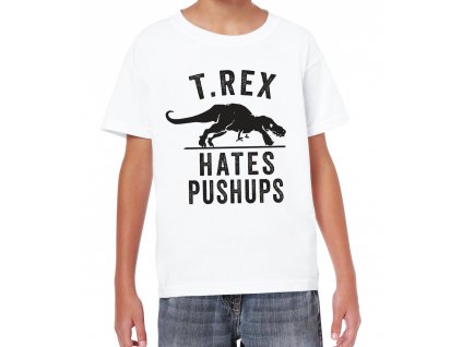 Dětské tričko Tyranosaurus nesnáší kliky