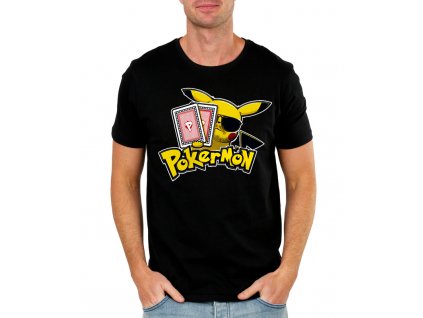 pánské tričko pokemon, poker