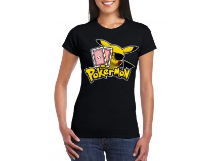dámské tričko pokemon, poker